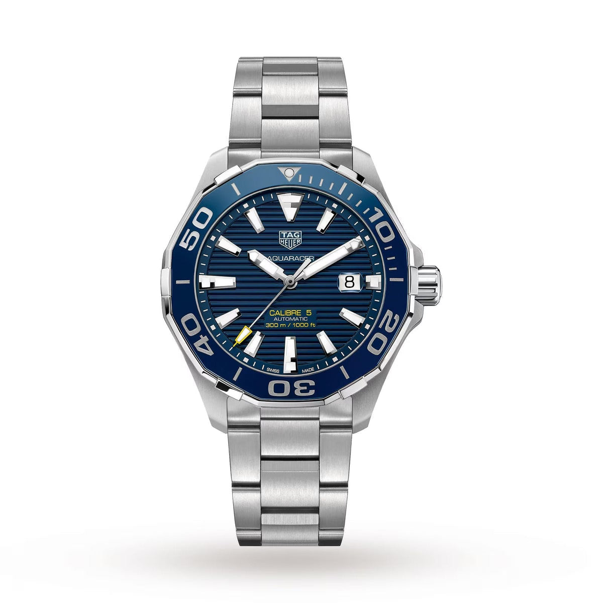 TAG Heuer Herrenuhr Aquaracer 43mm Calibre 5 Automatic Mens Watch 6 – WAY201B.BA0927