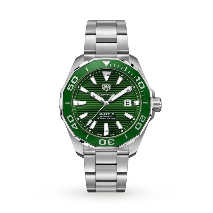 TAG Heuer Herrenuhr Aquaracer 43mm Calibre 5 Automatic Mens Watch 7 – WAY201S.BA0927