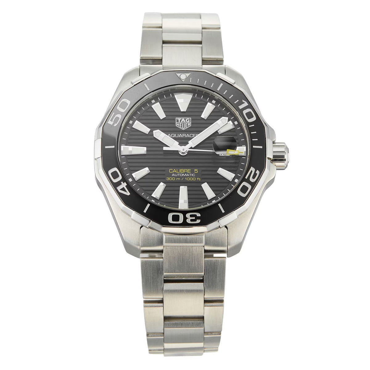 TAG Heuer Herrenuhr Aquaracer 43mm Calibre 5 Automatic Mens Watch 5 – WAY201A.BA0927