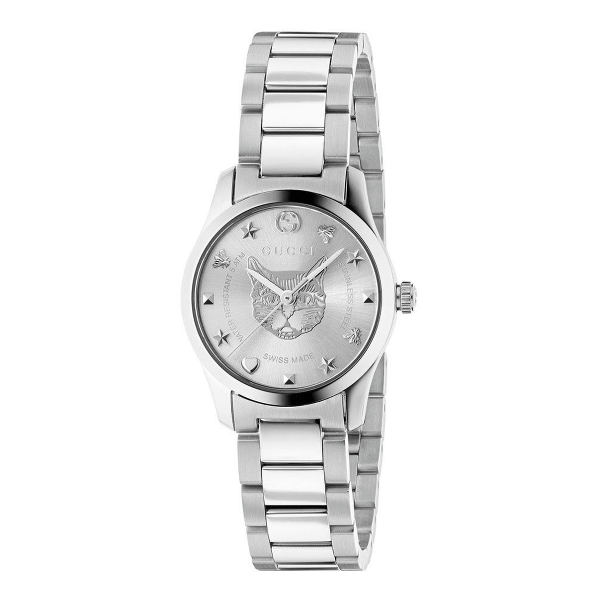 Gucci Damenuhr G Timeless Mystic Cat Ladies Watch Ya126595 – YA126595