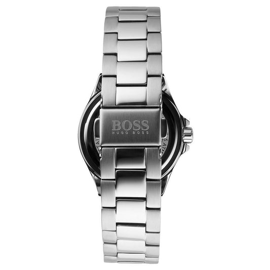 Hugo Boss Damenuhr Womens 1502444 Premiere Silver Tone Stainless Steel Watch With Rose Gold Di – HB1502444