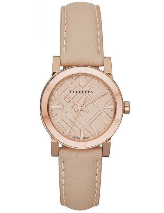 Burberry The City Nova Damenuhr roségoldenes Gehäuse BU9210