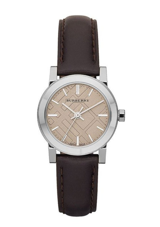 Burberry The City Nova Damenuhr taupefarbenes Zifferblatt BU9208