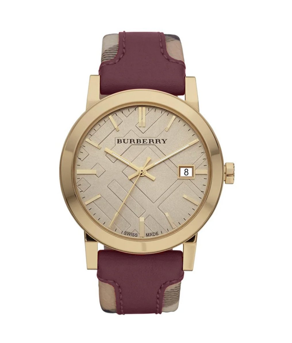 Burberry Damenuhr The City Check Quarz – BU9017