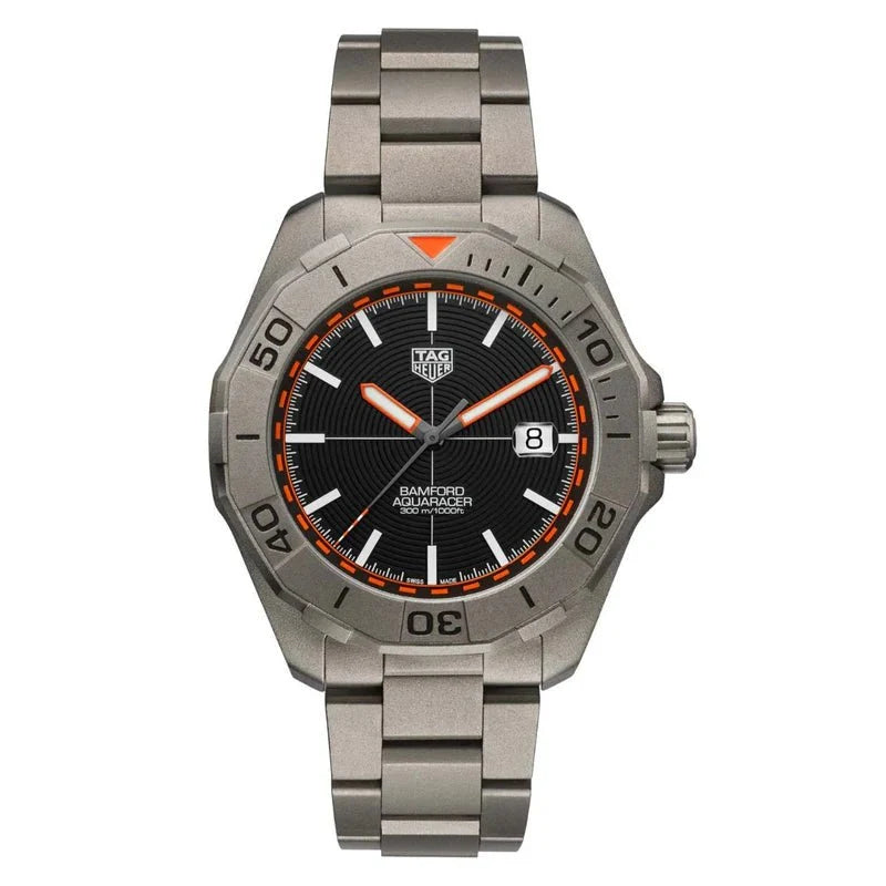 TAG Heuer Herrenuhr Aquaracer Carbon 41mm Calibre 5 Automatic Mens Watch – WAY208F.BF0638