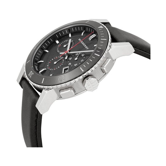 Burberry Herrenuhr The City Black Chronograph – BU9382