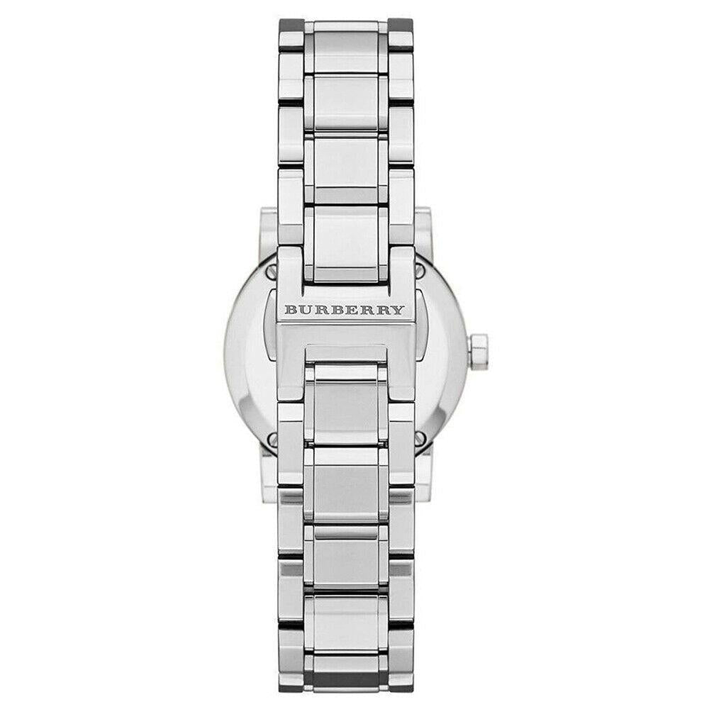 Burberry Damenuhr Quarz Edelstahlarmband rosa Zifferblatt BU9231