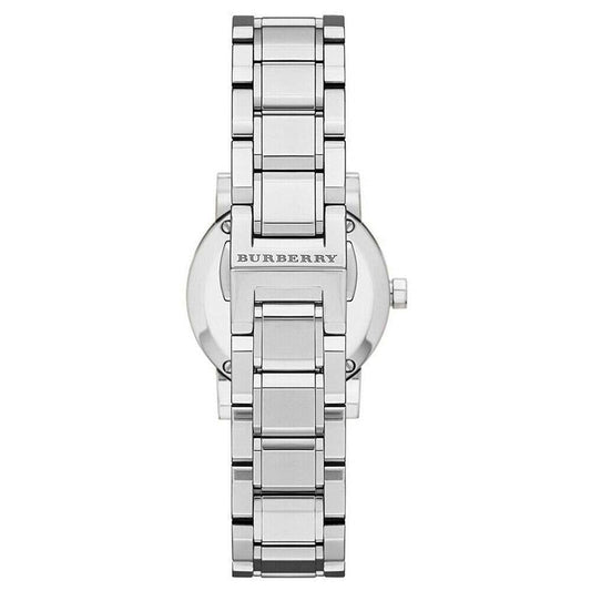 Burberry Damenuhr Quarz Edelstahlarmband rosa Zifferblatt BU9231