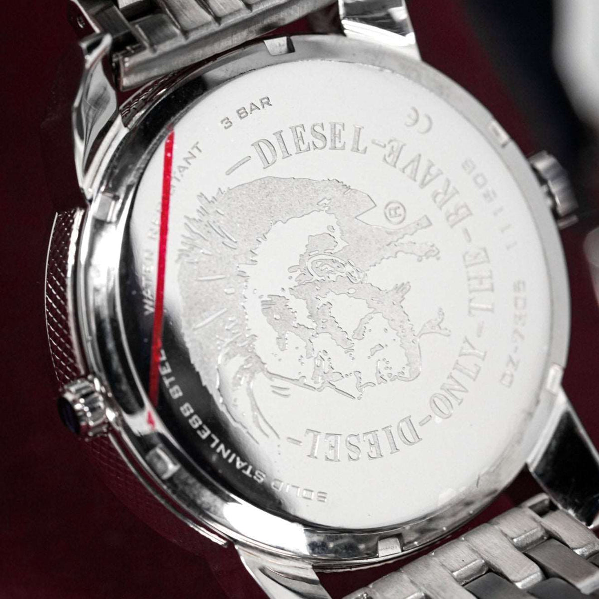 Diesel Herrenuhr Dz7305 Men S Mini Daddy Silver Watch – DZ7305