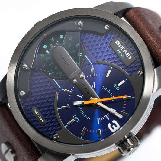 Diesel Herrenuhr Dz7339 Men S Mini Daddy Gun Metal Watch – DZ7339