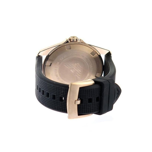 Emporio Armani Herrenuhr Ar11101 Men S Rose Gold Black Watch – AR11101