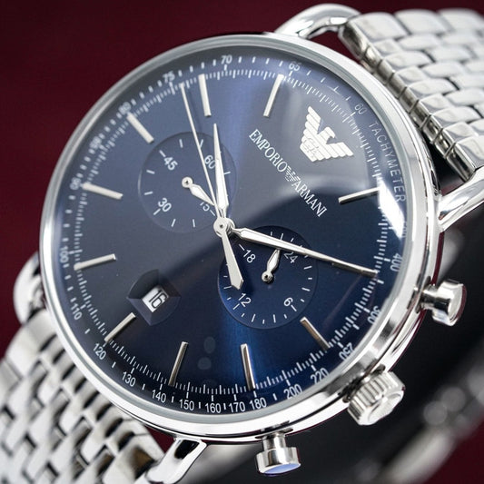 Emporio Armani Herrenuhr Ar11238 Men S Aviator Chronograph Watch – AR11238