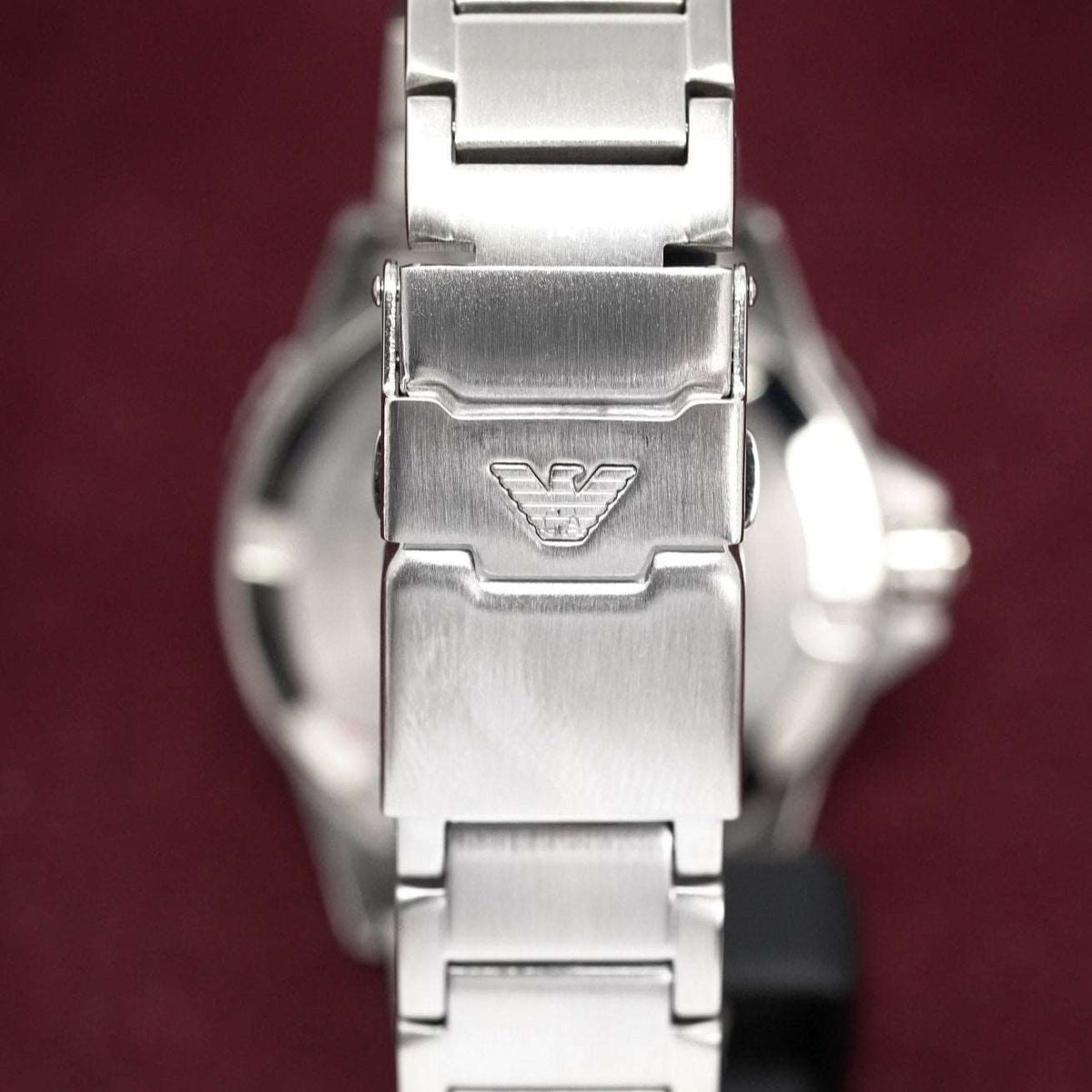 Emporio Armani Herrenuhr Ar11338 Men S Diver Steel Watch – AR11338