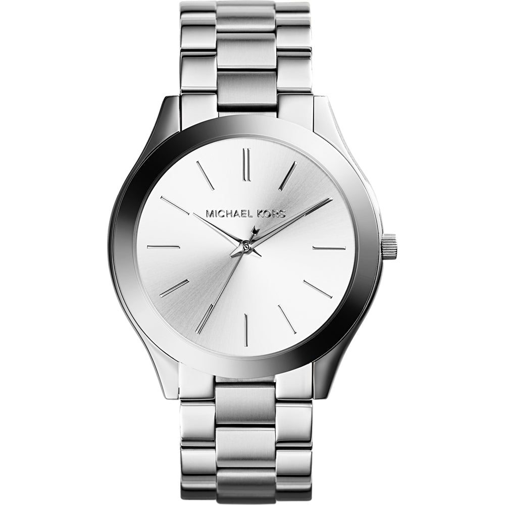 Michael Kors Damenuhr Mk3178 Ladies Slim Runway Silver Watch – MK3178