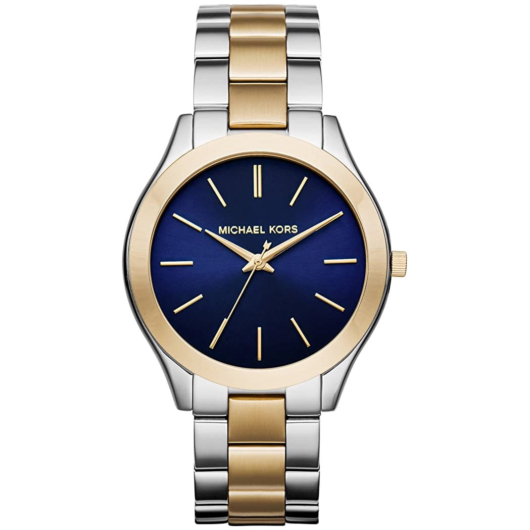 Michael Kors Damenuhr Mk3479 Ladies Slim Runway Two Tone Watch – MK3479
