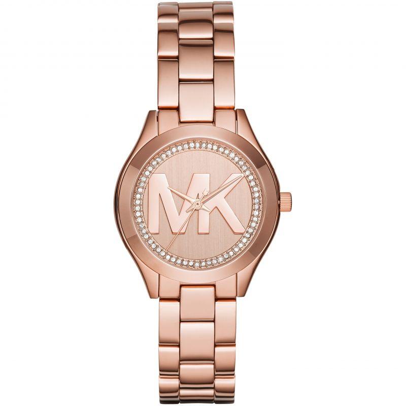 Michael Kors Damenuhr Mk3549 Ladies Mini Slim Runway Rose Gold Watch – MK3549