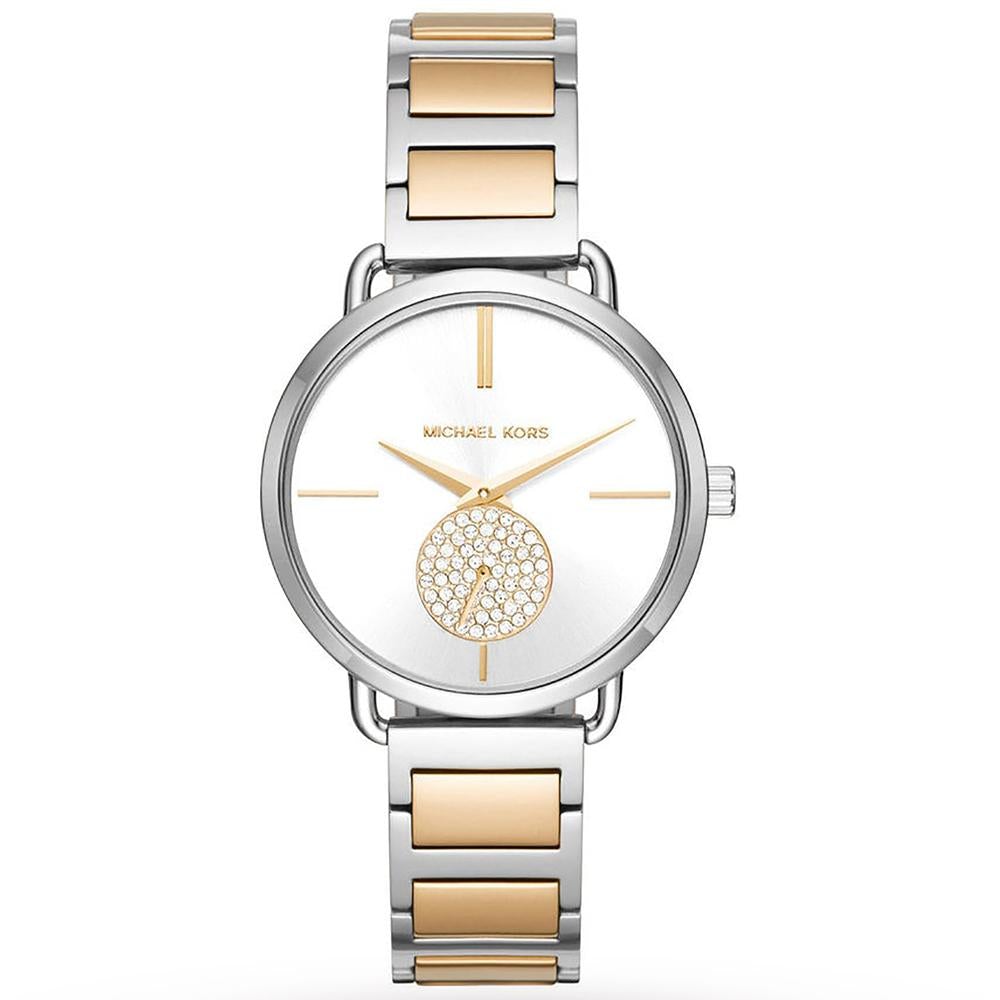 Michael Kors Damenuhr Mk3679 Ladies Portia Two Tone Watch – MK3679