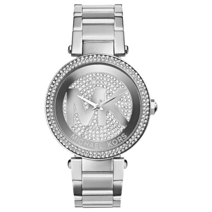 Michael Kors Damenuhr Mk5925 Ladies Parker Silver Gem Set Watch – MK5925