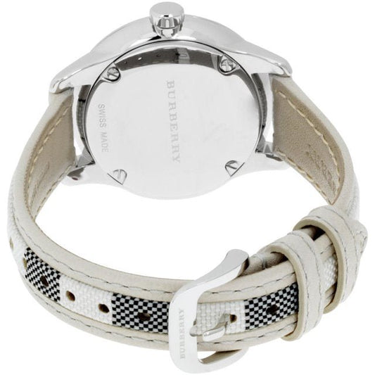Burberry The Classic Silver Damenuhr silbernes Gehäuse BU10113