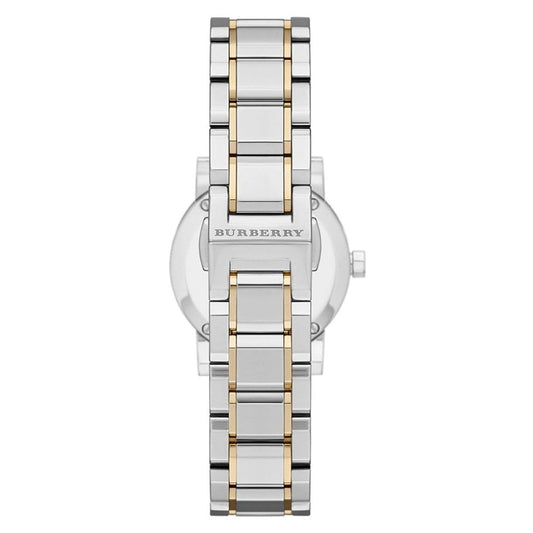 Burberry The City Two Damenuhr goldene Lünette BU9217