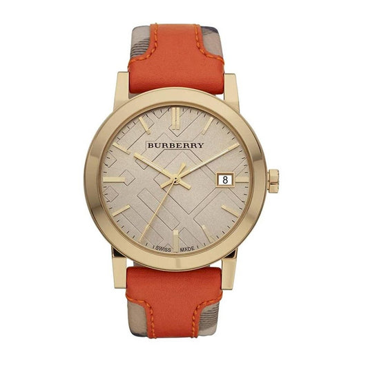 Burberry Damenuhr The City Check Quarz – BU9016
