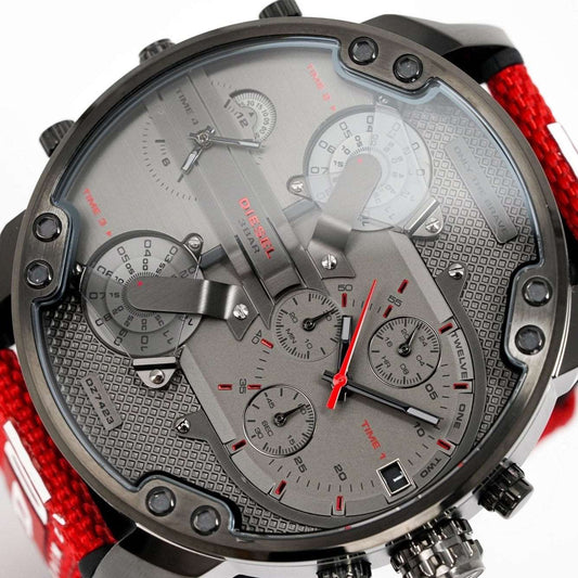 Diesel Herrenuhr Dz7423 Men S Chronograph Mr Daddy 2 0 Red Watch – DZ7423