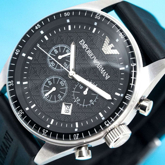 Emporio Armani Herrenuhr Ar0527 Men S Sportivo Chronograph Watch