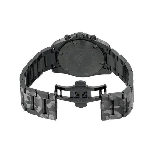 Emporio Armani Herrenuhr Ar11027 Men S Sport Camo Black Chronograph – AR11027