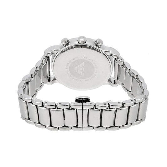Emporio Armani Herrenuhr Ar11132 Men S Luigi Silver Chronograph Watch – AR11132