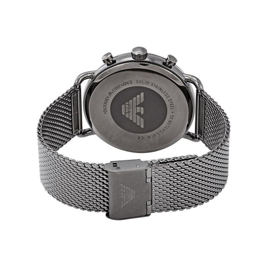 Emporio Armani Herrenuhr Ar11141 Men S Gunmetal Chronograph Watch – AR11141