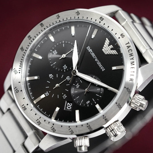 Emporio Armani Herrenuhr Ar11241 Men S Mario Chronograph Watch – AR11241