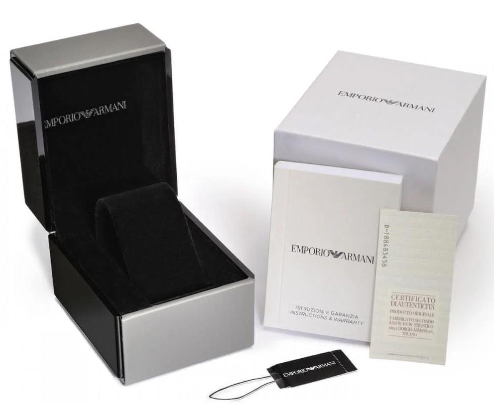 Emporio Armani Damenuhr Ar1456 Ladies White Crystal Watch – AR1456
