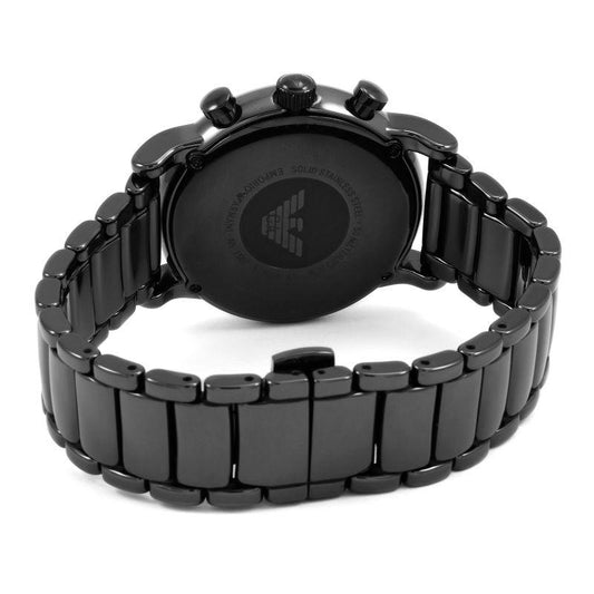 Emporio Armani Herrenuhr Ar1507 Men S Black Chronograph Watch – AR1507