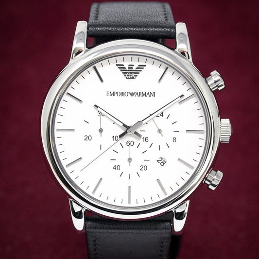 Emporio Armani Herrenuhr Ar1807 Men S Luigi Chronograph Steel Watch – AR1807