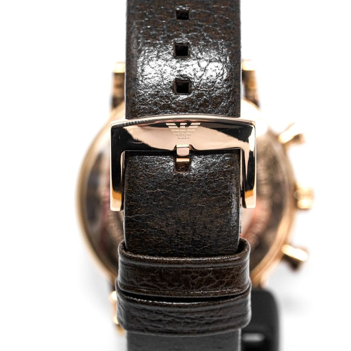Emporio Armani Herrenuhr Ar1809 Men S Luigi Chronograph Rose Gold Pvd Watch – AR1809