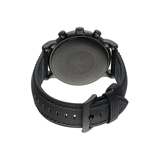 Emporio Armani Herrenuhr Ar1970 Men S Luigi Black Chronograph Watch – AR1970