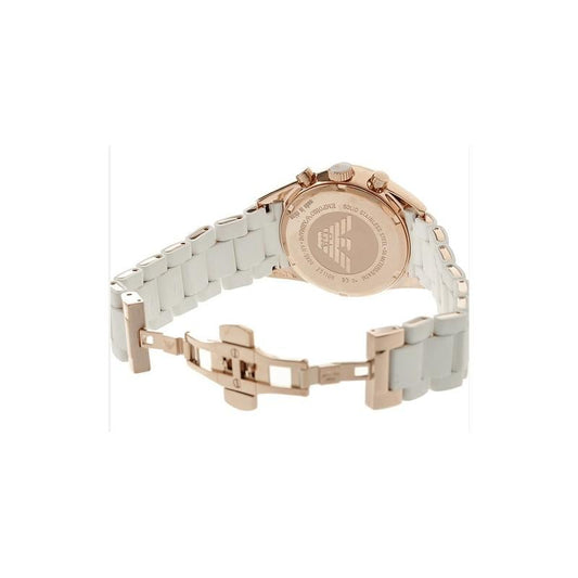 Emporio Armani Damenuhr Ar5920 Ladies Rose Gold Chronograph Watch – AR5920