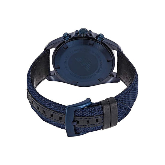 Emporio Armani Herrenuhr Ar6132 Men S Blue Chronograph Watch – AR6132