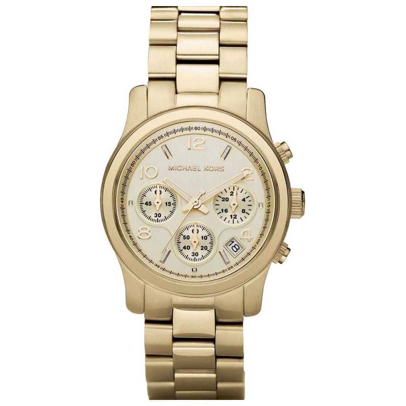 Michael Kors Damenuhr Mk5055 Ladies Runway Gold Watch – MK5055