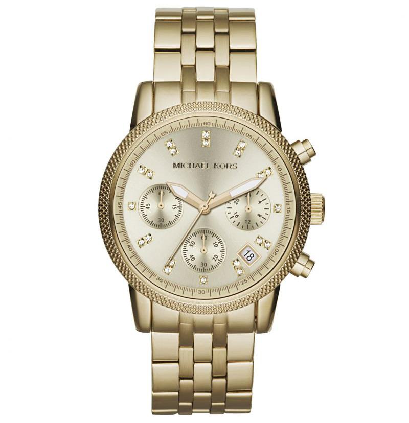 Michael Kors Damenuhr Mk5676 Ladies Ritz Gold Tone Watch – MK5676