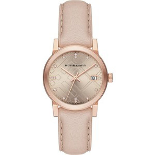 Burberry Damenuhr The City Diamond Quarz – BU9131
