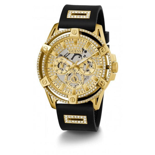 Guess Herrenuhr Watches Gents King Stainless Steel Gold Watch Gw0537g2 – GW0537G2