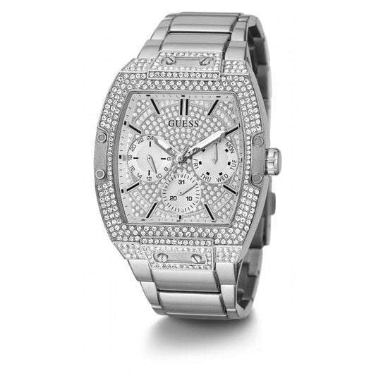 Guess Herrenuhr Watches Gents Phoenix Stainless Steel Silver Watch Gw0094g1 – GW0094G1