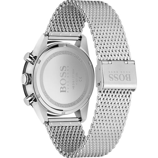 Hugo Boss Herrenuhr Mens 1513886 Chronograph Pilot Edition Stainless Steel Watch – HB1513886