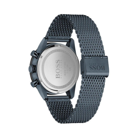 Hugo Boss Herrenuhr Mens 1513887 Chronograph Blue Pilot Edition Watch – HB1513887