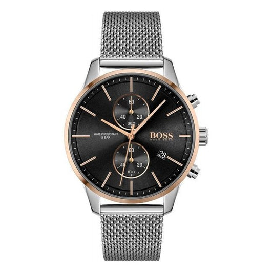 Hugo Boss Herrenuhr Men S Watch Associate Two Tone Black Hb1513805 – HB1513805