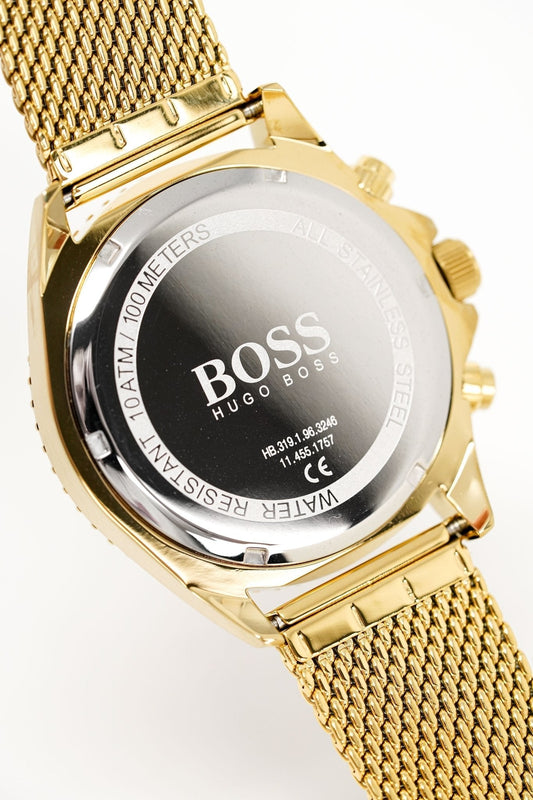 Hugo Boss Herrenuhr Men S Watch Chronograph Ocean Edition Gold Hb1513703 – HB1513703