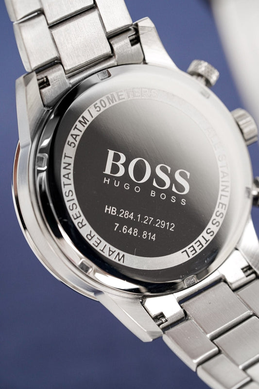 Hugo Boss Herrenuhr Men S Watch Chronograph Rafale Silver Hb1513511 – HB1513511