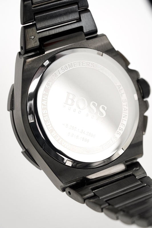 Hugo Boss Herrenuhr Men S Watch Chronograph Supernova Gun Metal Hb1513361 – HB1513361