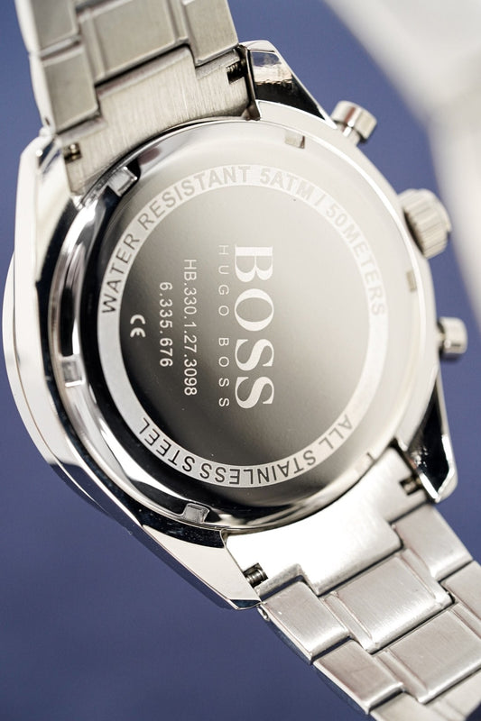 Hugo Boss Herrenuhr Men S Watch Chronograph Trophy Grey Hb1513634 – HB1513634